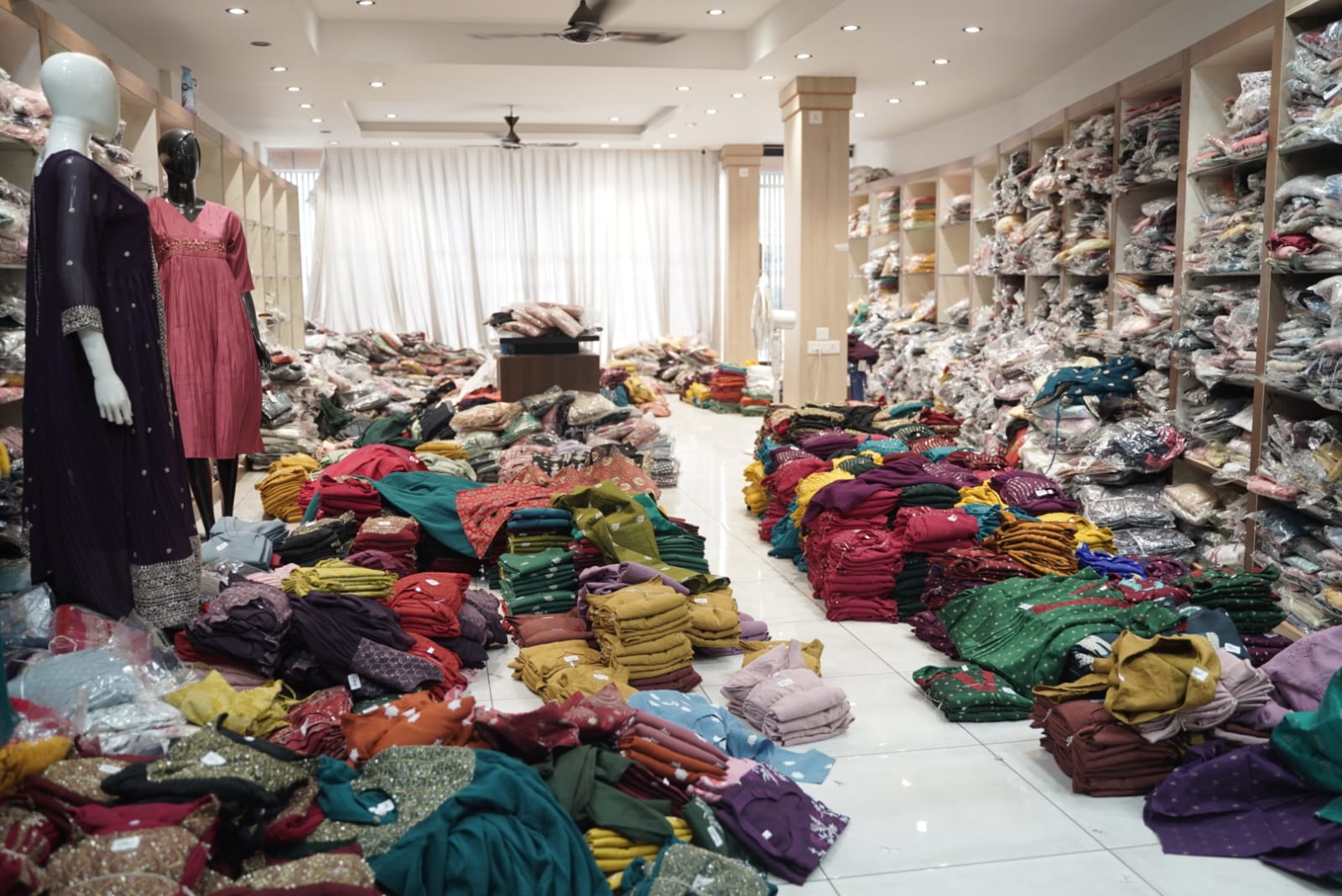 Second floor production area, Anjali showroom